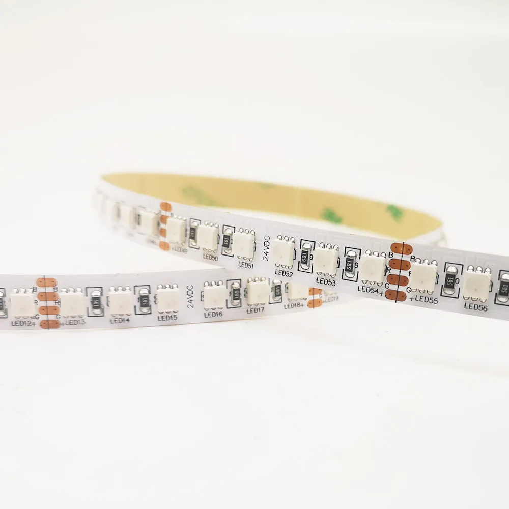 4040RGB LED strip lights 120LED 24V