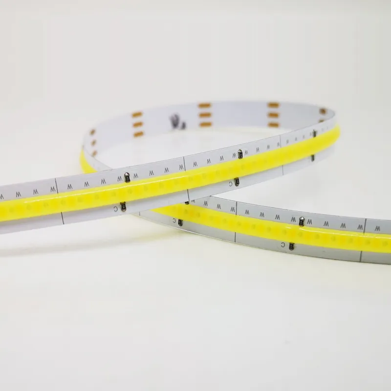 Dual color COB strips 24V
