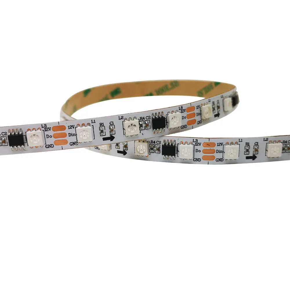 Pixel Chasing RGB LED strip 60LED 12v 24v