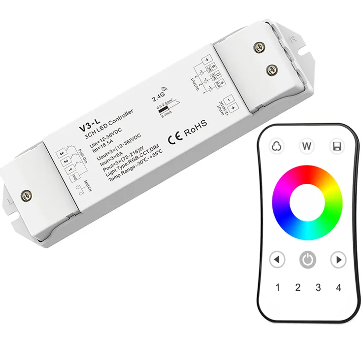 RF Wireless RGB Remote Receiver